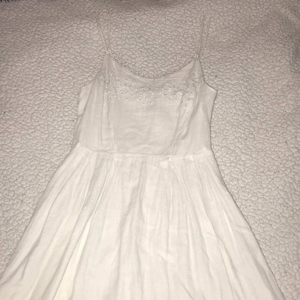 white cami dress